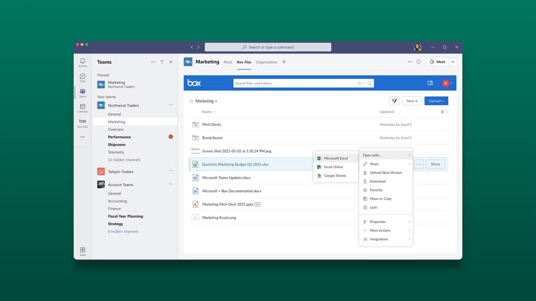 BoxとMicrosoft Teamsを一緒に使って相乗効果を03