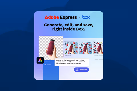 あなたの創造性を解き放つ: Adobe Expressを使用して、BoxからAIで画像を生成！