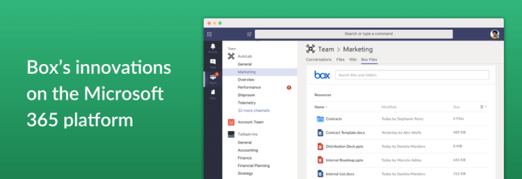 Microsoft 365プラットフォームとの統合におけるbox最新のイノベーション Microsoft 365プラットフォームとの統合におけるbox最新のイノベーション