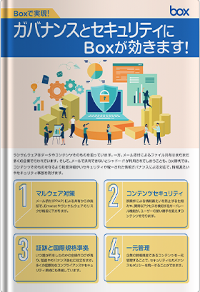 ガバナンスとセキュリティにBoxが効きます！